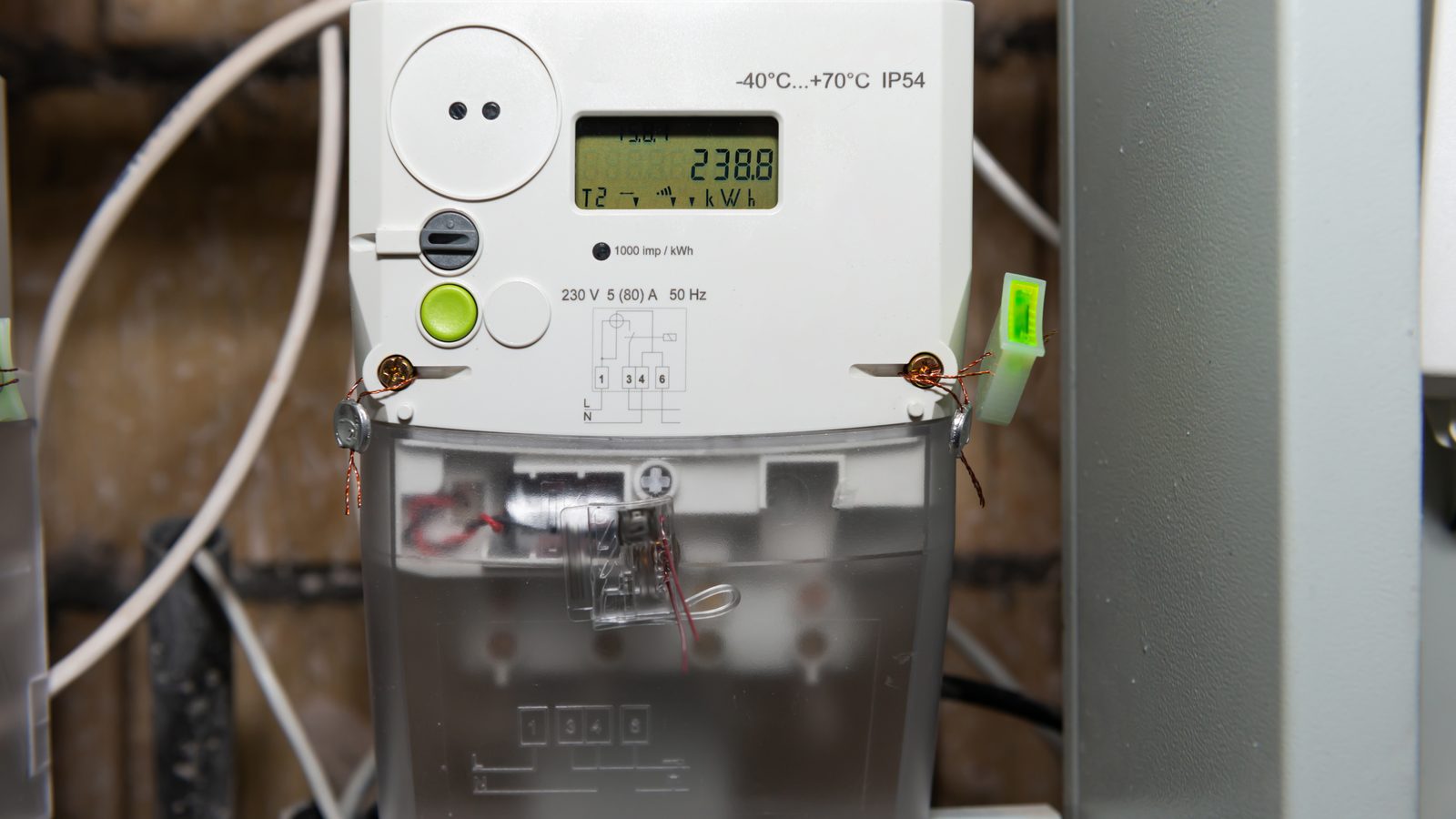 Medidor eléctrico digital